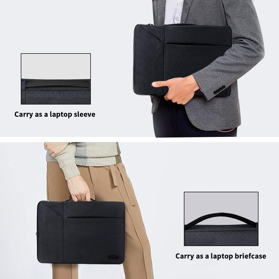 Accessori per PC portatili Grigio Chiaro Ultrabook e Netbook  HP/Acer/dell/Lenovo/Sony/Toshiba ECC NUBILY Custodia Borsa Porta PC 15 15,6  Pollici Borsa Sleeve Antiurto Impermeabile Custodia per Laptop Notebook  urban-earth.co.uk