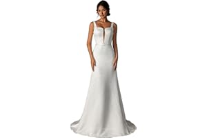 AIMEVERNAL Wedding Dress Elegant Royal Style for Women,Jacquard Dress for Summer Garden Wedding,Lightweight Wedding Bridal Dress