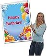 Inspirational 80 Birthday Card 2'X3'