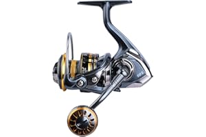 Accuretta Spinning Fishing Reel, 13+1BB Saltwater Spinning Reel, Ultra Smooth Powerful Saltwater Fishing Reels, 5.2:1/4.7:1 Gear Ratio Waterproof and Rustproof Large db Fishing Reels Spinning