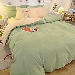 NINENINE King Comforter Set Sage Green Bedding