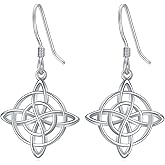 Celtic Knot Earrings for Women s925 Sterling Silver Irish Dangle Drop Earrings for Women Jewlery Christmas BirthdayGifts