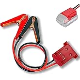 Jump Starter Cables for Milwaukee M18 18V Battery, 2ft 8AWG Silicone Booster Cable with Alligator Clips, Jump Start Car Truck RV and Charge Tools, Heat Resistant 392°F/200°C
