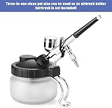 AILHOMEWELL Airbrush Cleaning Kit with Glass Pot 5 Brushes 5 Needles 3 Filters view 6