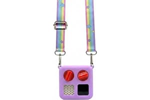 Silicone Case with Colorful Shoulder Strap for Yoto Mini Adventure Jacket Yoto Accessories Protective Silicone Cover with Wri