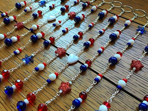 Red, White and Blue Shower Curtain Decoration, bathroom decor.