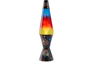 Spencer Gifts Killer Klowns from Outer Space Lava Lamp - 17 Inch | Officially Licensed | Killer Klowns Base | Tri-Colored Glass | Clear Liquid | White Wax | Home Décor | Lighting