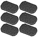 Iconikal 6-Pack Bar Soap Saver, 4.5 x 3-Inch, Dark Grey Charcoal Color