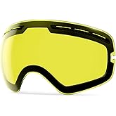 ZIONOR X Ski Snowboard Snow Goggles Replacement Lenses