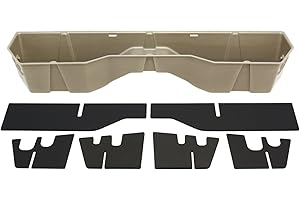 DU HA DU-HA Under Seat Storage Fits 08-15 Nissan Titan King Cab & Crew Cab, Tan, Part #40057