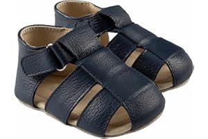 Robeez Baby Boys and Unisex First Kicks Slip Resistant Sandals for Infant and Toddler