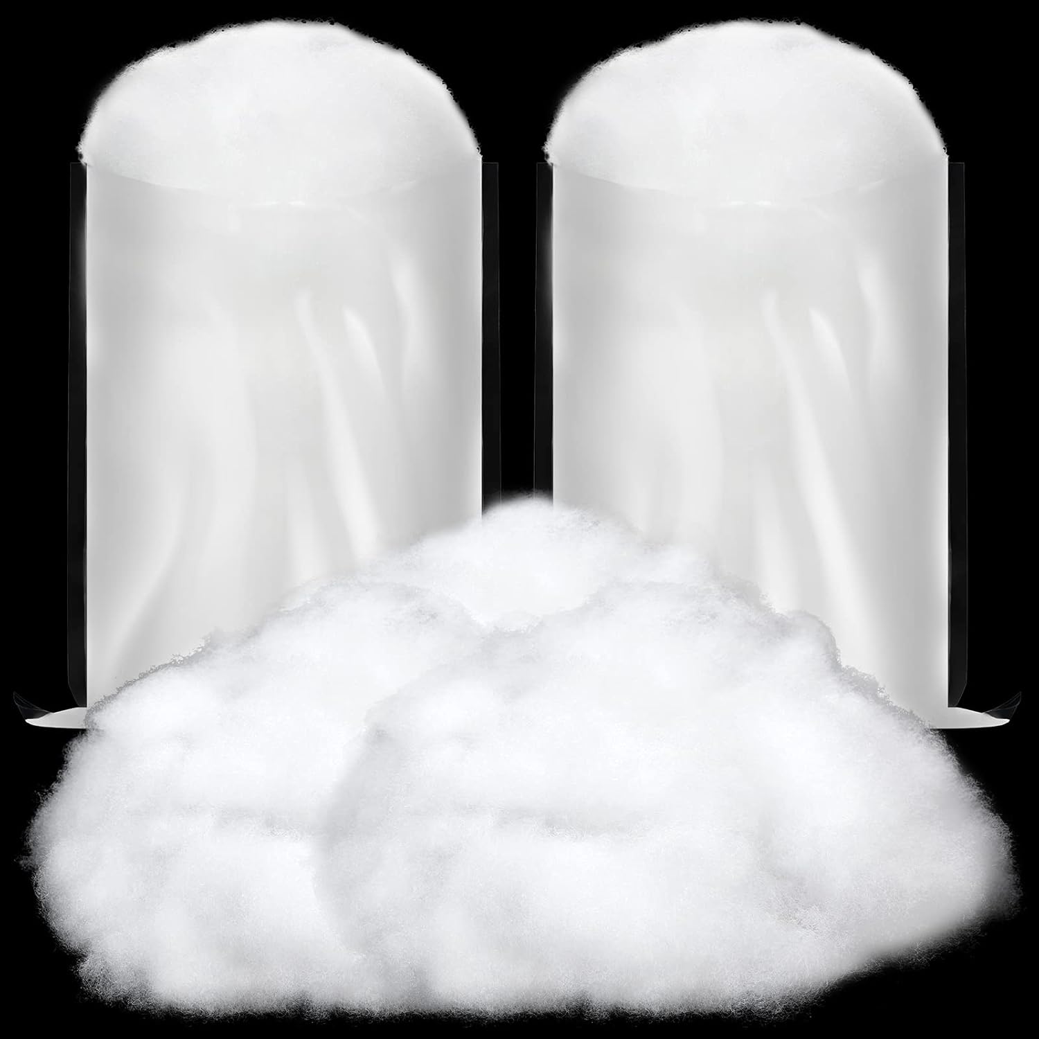 Artificial Snow - 2 Bags 500g Christmas Fake Snow Decoration Artificial Snow for Village Display Fluffy White Faux Snow Indoor Snow Blanket for Winter Mantle Village Nativity Decor Crafts Under The Christmas Tree