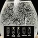 Suntown Global DIY Carving Commemorative Edition Valentine's Day Present Birthday Present 's Storm Glass Decorative Bottles Crafts Creative Stylish Weather Glass Weather Stations- Small