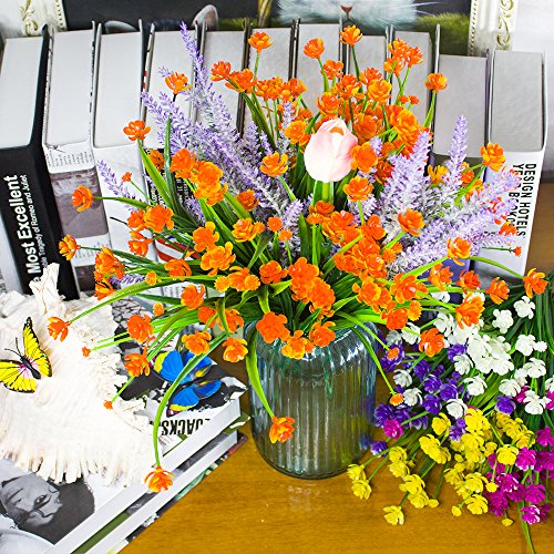 1 Artificial+Flowers+Resistant+Greenery+D%25C3%25A9cor%25EF%25BC%2588Orange%25EF%25BC%2589