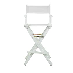 Casual Home Director's Chair ,White Frame/White