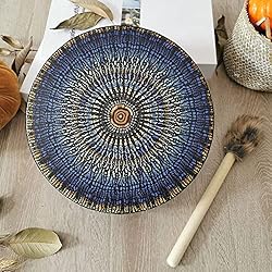 AZURAOKEY Shaman Drum, 10 Inch Frame Drum Desktop
