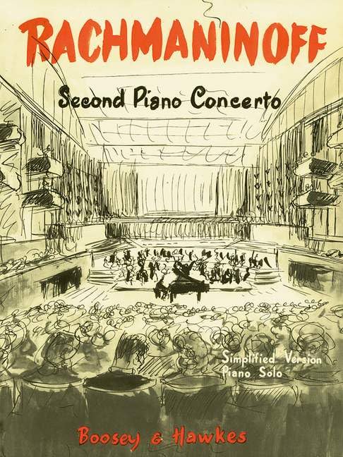 Deuxième Concerto pour piano: Simplified and abridged edition. op. 18. piano and orchestra.