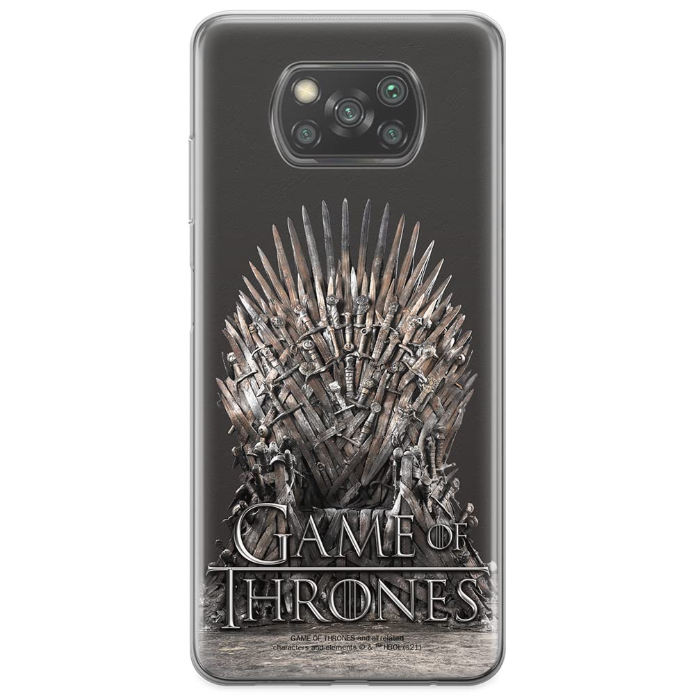 ERT GROUP mobile phone case for Xiaomi POCOPHONE X3 original and officially Licensed Game of Thrones pattern 017 optimally adapted to the shape of the mobile phone, case made of TPU — image 1