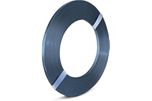 NVOYAJUAN Bluing Steel Strapping Coil 5/8" x .020" x 311' Metal Banding Strap Break Strength 1550 lbs Heavy Duty Pallet Strapping Roll