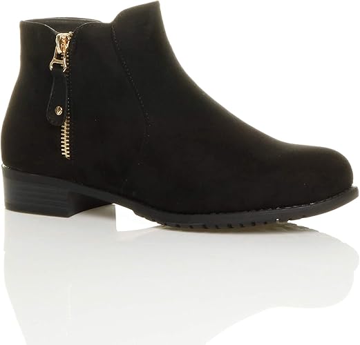 black pixie ankle boots