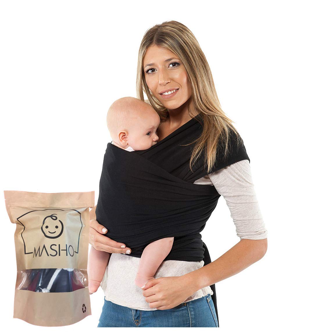 Amazoncom Fular Baby Wrap Carrier Sling Ideal For New Moms Or
