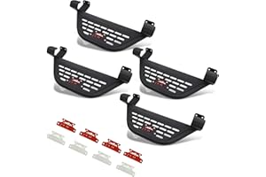 Broaddict 4X EZ-Steps Fit for 2021-2024 Ford Bronco 4 Door Add on OEM Rock Rail, Replace for Running Boards Side Steps