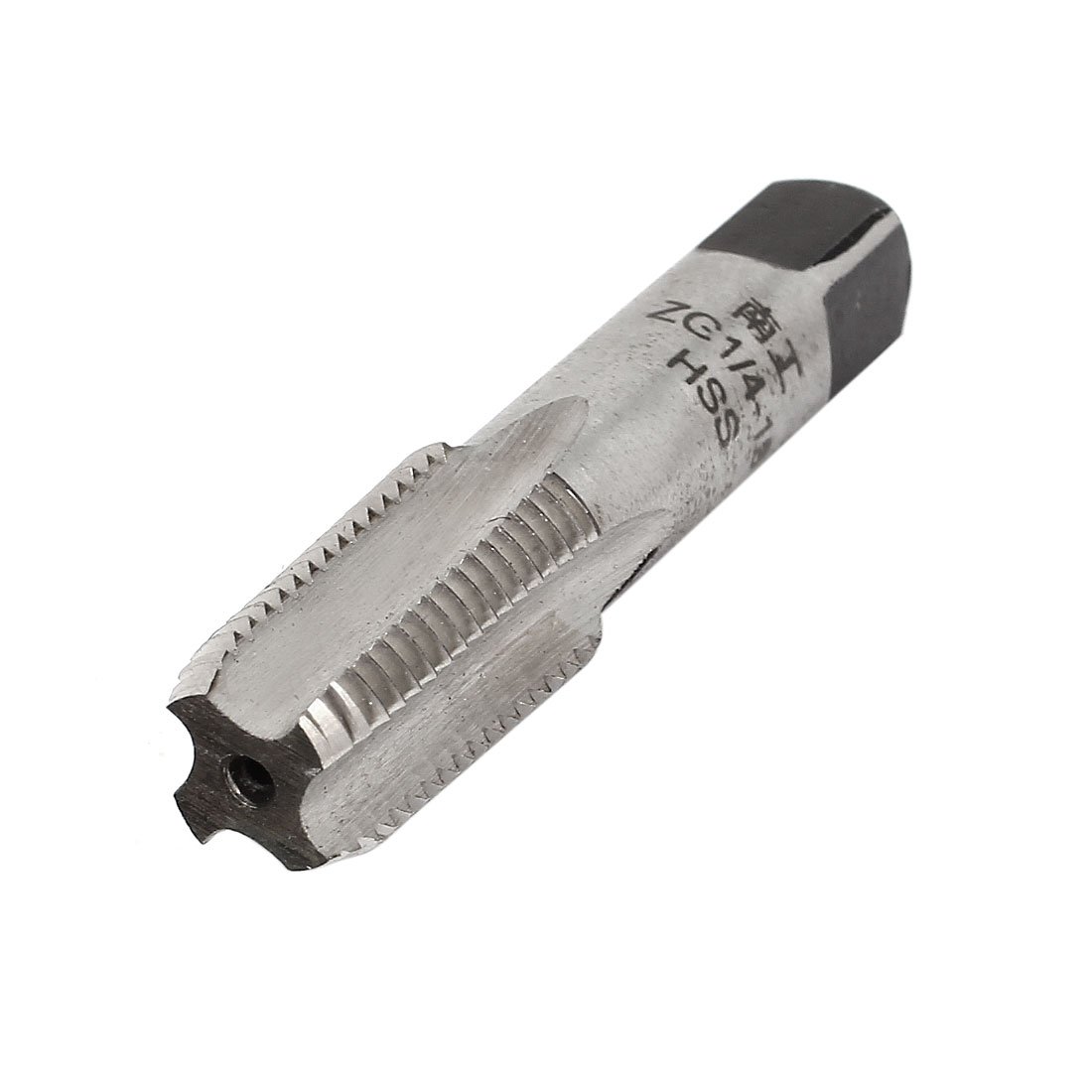 Sourcingmap ZG 1/4-19 BSPT 55 Degree Pipe Thread HS Tap 4 Flutes 60mm Length