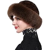 Winter Fur Hat for Women,Warm Knitted Real Mink Fur Hat,Best Gift
