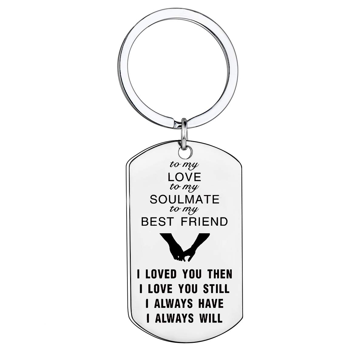 MADHAHEFU To My Love Couple Keyring Anniversary Valentine's Day Gifts for Him Her Boyfriend Girlfriend Wife Husband Christmas Birthday Gifts Couple Gifts