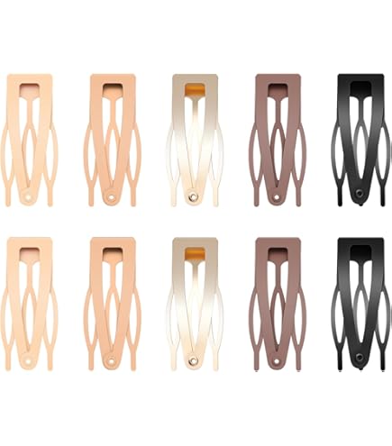 120 Snap Hair Clips Double Grip Metal Barrettes 8 Colors Hair Styling Amazon.com : 120 Snap Hair Clips - Double Grip Metal  main image 3