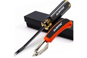 ALIMTEE Upholstery Staple Remover with Double Prongs for Removing Staples, Tack Lifter, Nails Or Tacks Staple Remover Tool