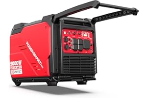 PowerSmart 5000-Watt Portable Inverter Generator with Electric Start, CO Protect, Super Quiet, 30 Amp for Home Use and Emergency Backup