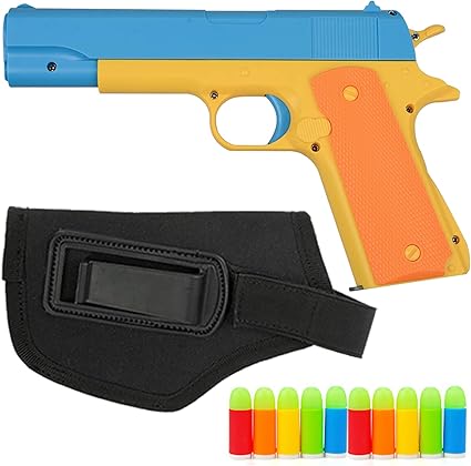 pistolas de juguete con balas de goma