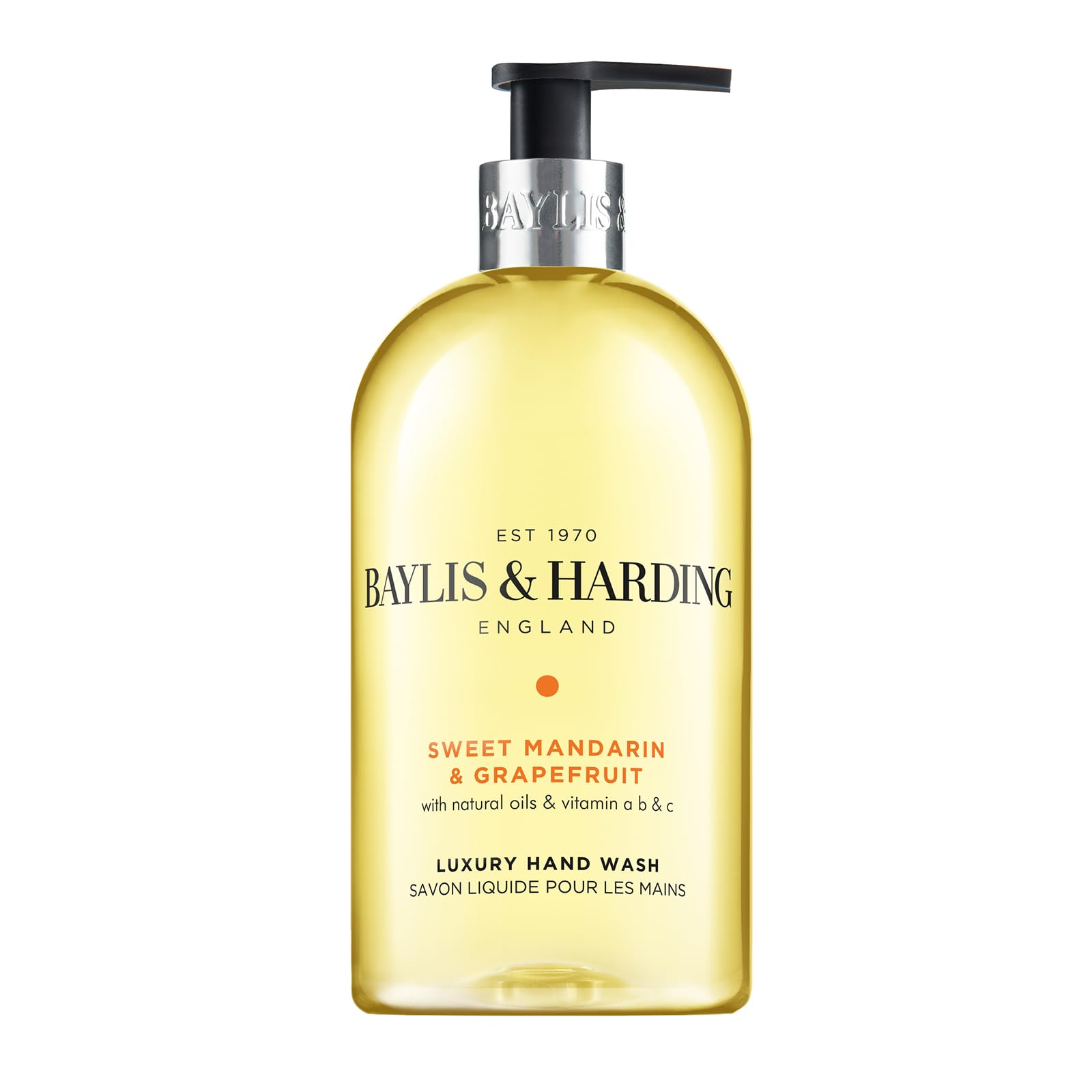 Baylis & Harding Sweet Mandarin and Grapefruit Hand Wash, 500 ml (Pack of 1) - Vegan Friendly