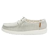 Hey Dude Girl's Wendy Youth Linen Beige Size 4