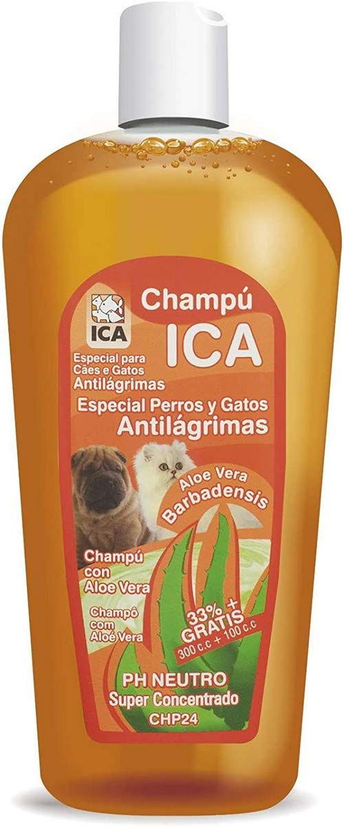 ICA chp24 Shampoo Anti Tears with Aloe Vera for Dogs and Cats