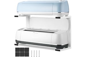 FEOXSHAL Stand Legs Compatible with Cricut Maker 4, 3, 1 and Cricut Explore Air 2,3 - Fully Open for Double Machine Running, Storage and Organization, Saving Craft Table Space