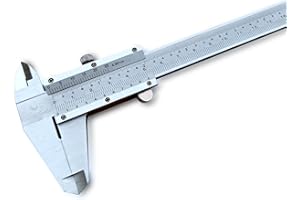 DelitonGude 6 inch Vernier Caliper,Stainless Steel Caliper Measuring Tool, 0-6inch/0-150mm Manual Micrometer, 0.001inch/0.02mm,for Inside,Outside,Depth and Step Measurements