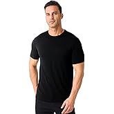 Merino Protect 100% Merino Wool T Shirts for Men Odor Resistance Base Layer Hiking Travel T-Shirt Soft Undershirt