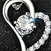 YFN Sterling Silver Heart Necklace for Women Birthday Gifts for Her Mom Wife Daughter