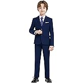 Almighty Magic Boys Slim Fit Suits for Boys Suit Set Boy Dresswear Ring Bearer Outfit Kids Suits Boy Wedding Dress