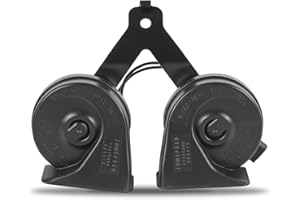 RALZAOTO Horn Assembly with Bracket Dual Note Electric Horn Level 2 Compatible with Ford F-150 2015-2022 Expedition 2018-2022 Replaces# ‎‎FL3Z-13832-C