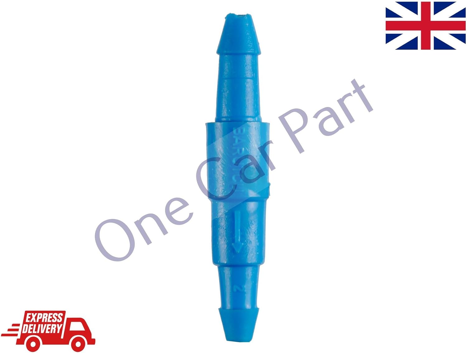 2 X New UNIVERSAL WINDSCREEN WASHER SCREENWASH IN LINE PIPE JOINER