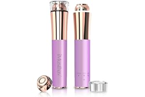 iMusthav Portable Facial Hair Remover for Women – Painless, Fast & Precise Flawless Electric Razor & Epilator for Face, Lips, Chin Hair Removal – 18K Gold-Plated, 360° LED Light