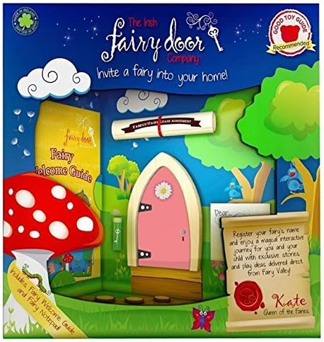 Irish Fairy Door Pink Arched by Irish Fairy Doors