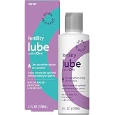 plusOne Fertility Lube - Sperm-Friendly Personal Lubricant, 4 fl oz | pH-Balanced to Mimic Fertile Cervical Mucus, Supports Sperm Motility, Water-Based &amp; Paraben-Free