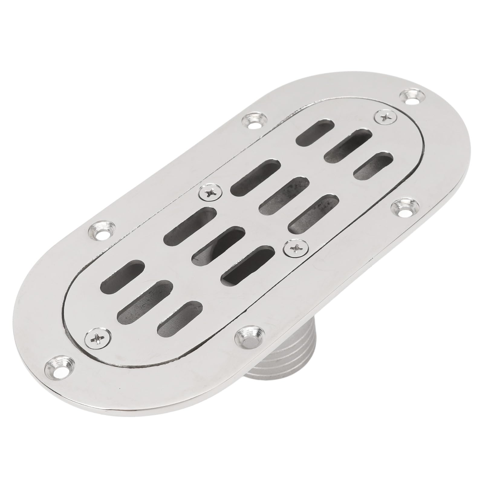 Floor Drain Anti Clogging, 316 Stainless Steel Mirror Polished Boat Deck Drain, Boat Deck Floor Drain for Boats Yachts Bathrooms