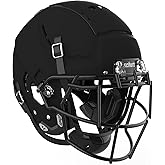 Schutt F7 VTD Collegiate Football Helmet, EGOP NB VC Facemask Attached, Large, Matte Black