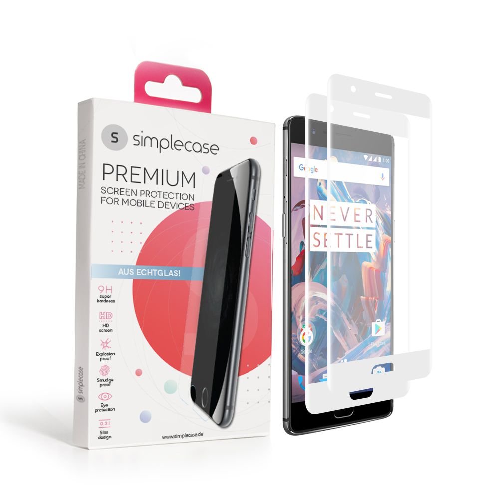 simplecase tempered glass suitable for OnePlus 3T