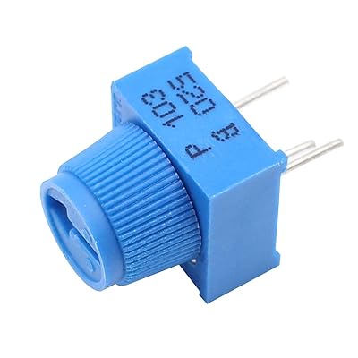 HELLOYEE 10K Ohm Breadboard Trim Potentiometer with Knob for Arduino (Pack of 10)